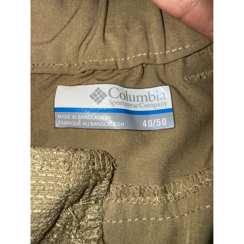 Columbia Mens Hiking Shorts Tan Khaki Size 40 Stretch Outdoor XO2965 2104651 - Picture 4 of 7